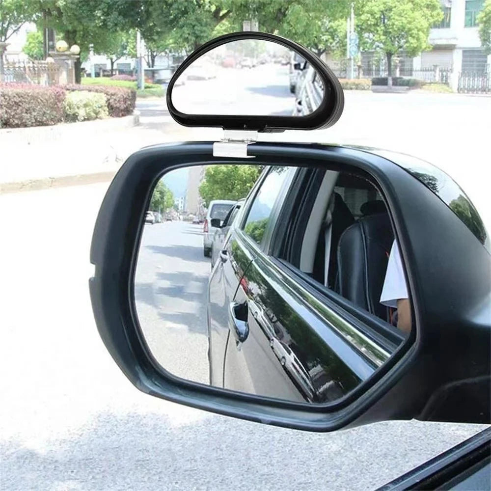 1pcs Car Auxiliary Mirrors Rear View Blind Spot Dead Angle Tools Snap Way for Parking PDC Assist - Automotive LED Light