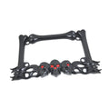 Skull Decor Motorcycle License Plate Frame Accessories Simple Assembly Motorbike Spare Parts Uni - Automotive LED Light