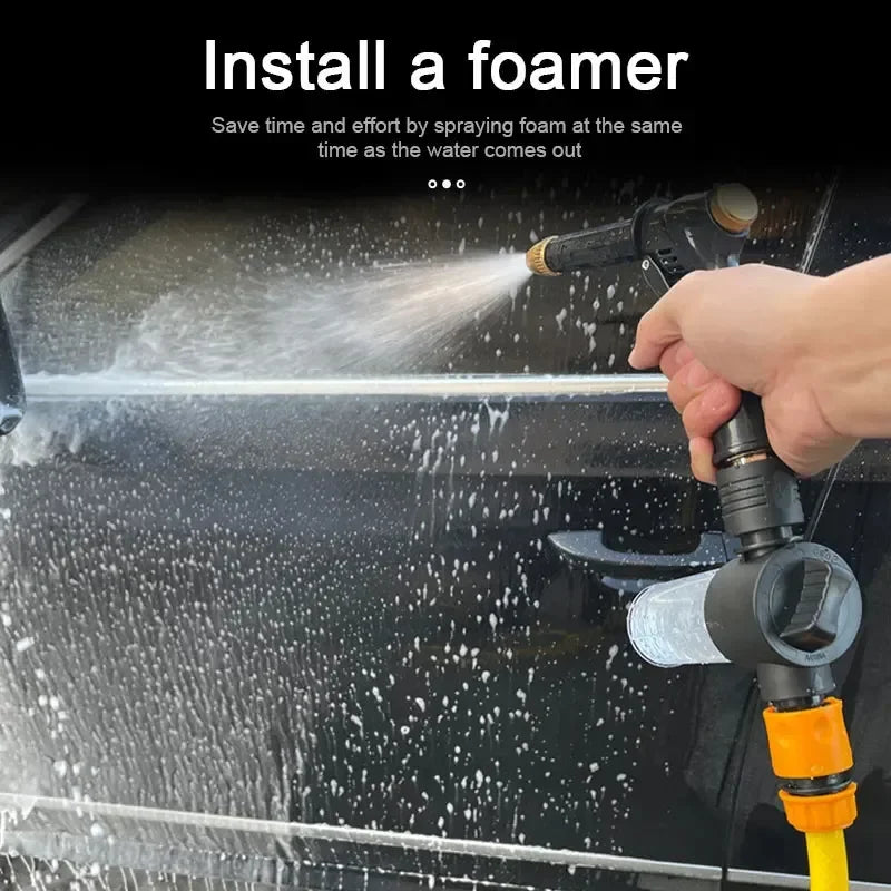 High Pressure Water Gun Water Spray Guns Kit Car Sprinkler Foam Cleaning Washer Cleaner for Car  - Automotive LED Light
