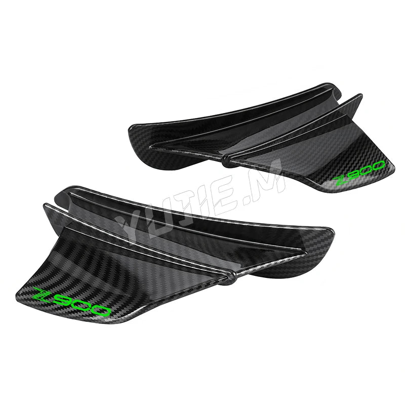 Motorbike Small size Fixed Wing Side Spoiler Winglets Aerodynamic Wing Spoiler F for Z900 2020-2024 - Automotive LED Lig