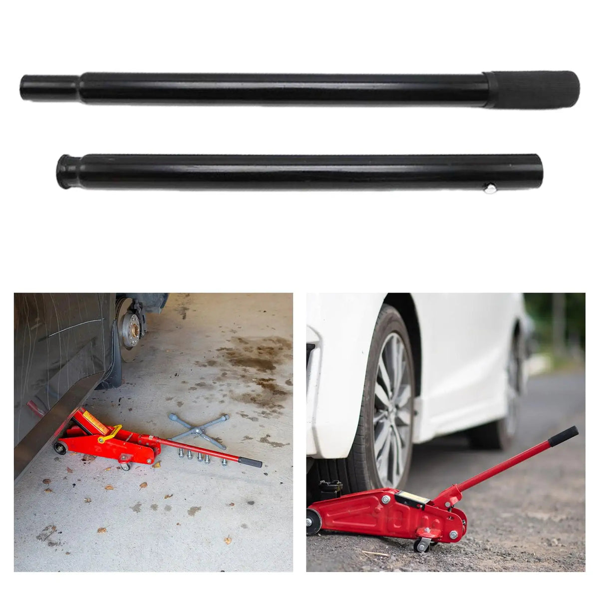 3 Ton Jack Handle Replacement Hand Tool Multiuse Wear Resistant Easy to Use Horizontal Hydraulic - Automotive LED Light