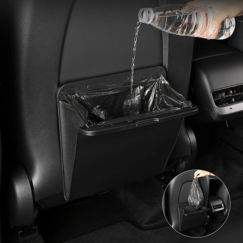 For Tesla Model Y 2021 2022 2023 2024 Model 3 2017 - 2023 Car Garbage Bag Waterp for Tesla Model Y Model 3 2017-2023 - A