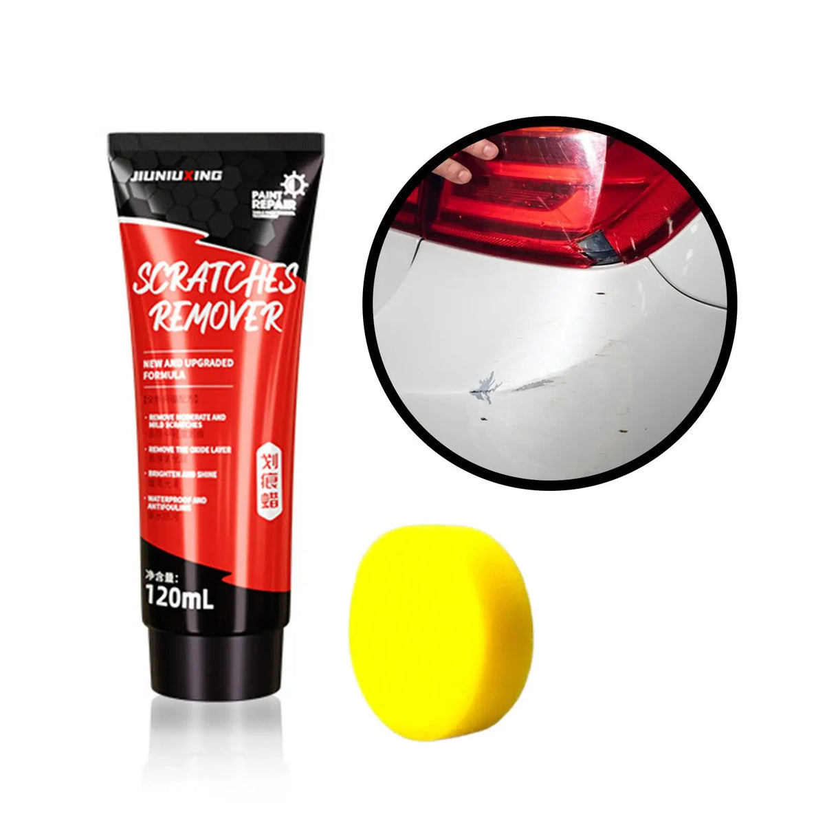 Car Scratch Repair Paste 120ml Paint Care Polishing Scratches Repairing Swirl Remover Coating Re - Automotive LED Light