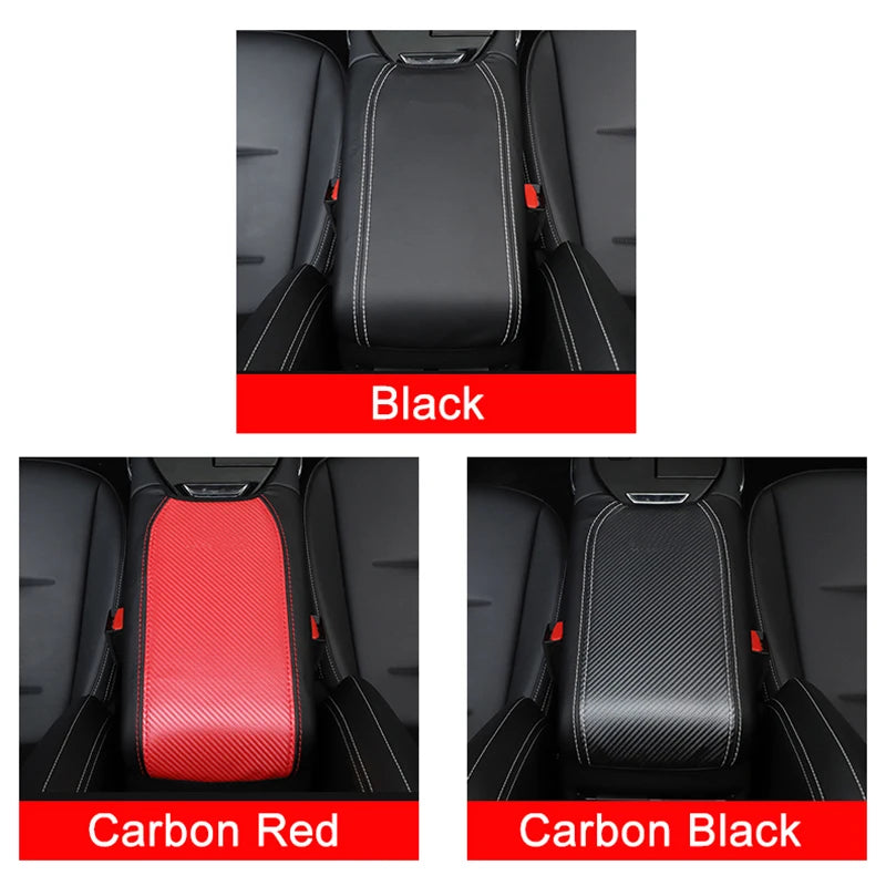 For Haval H6 3rd Gen 2021 2022 2023 2024 HEV PHEV Leather Car Armrest Box Protector Cover Trim A - Automotive LED Light