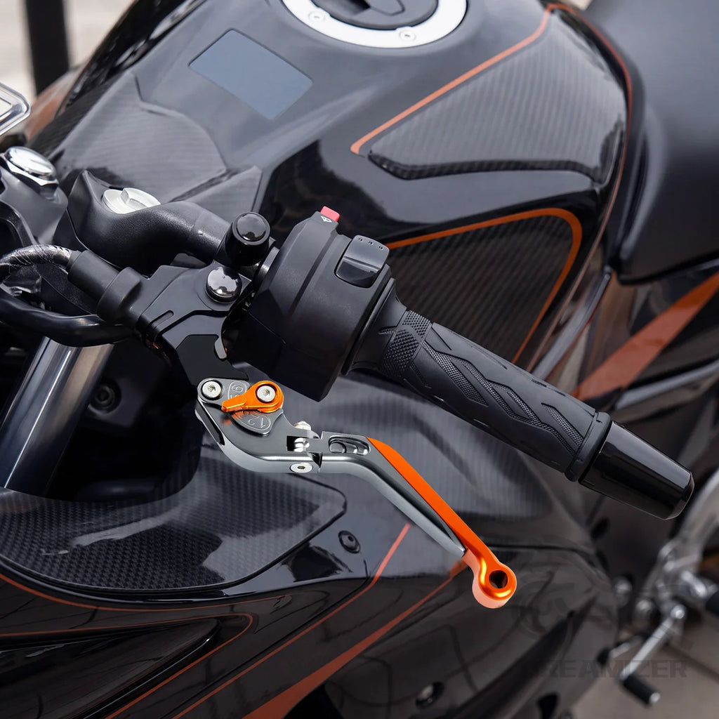 Modified Parts Folding Clutch Lever Adjustable Drum Brake Handlebar Modified Horn Adjustable Han - Automotive LED Light