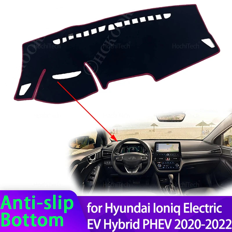 For Hyundai Ioniq Electric EV Hybrid PHEV 2020-2022 LHD Dashboard Cover Mats Avo for Hyundai 2020-2022 - Automotive LED