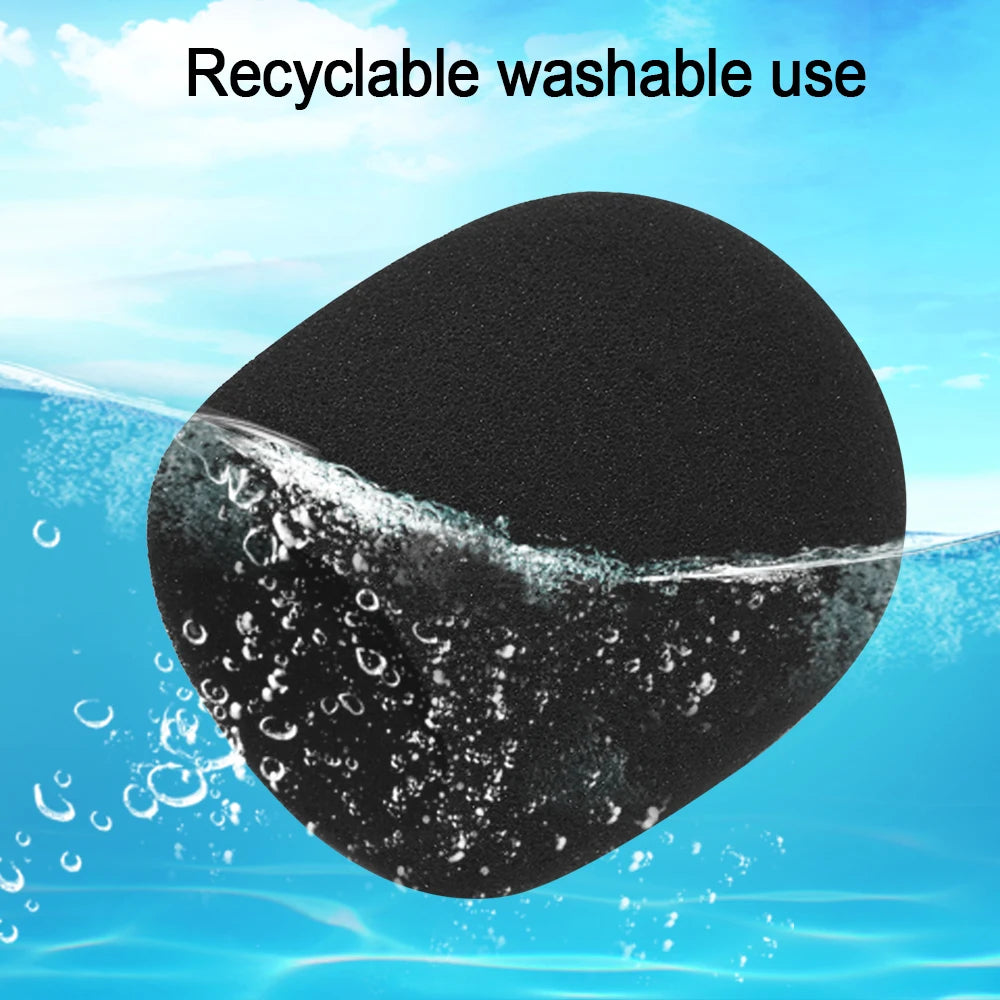 1 Piece Foam Mic Cover Handheld Microphone Windscreen Sponge Cover Headset Mic Foam Cover Protec - Automotive LED Light
