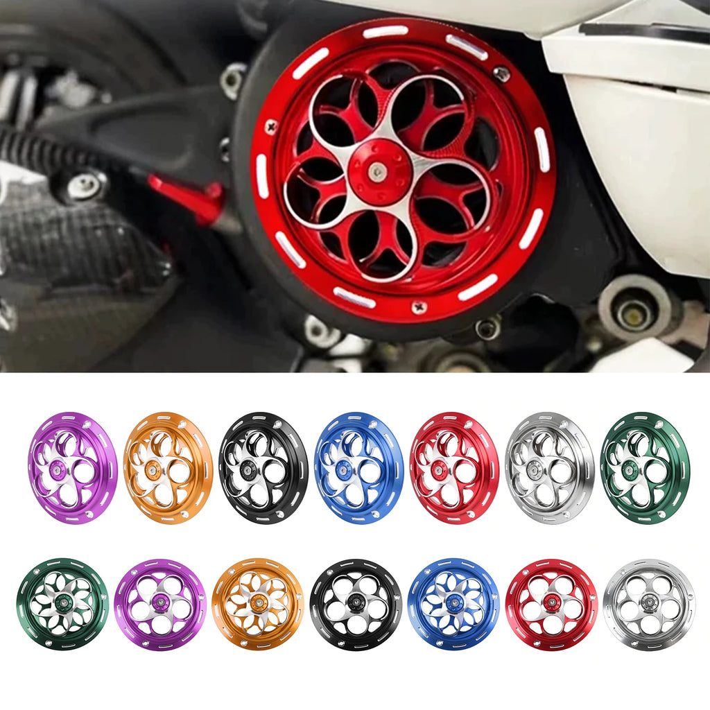 Motorcycle Cooling Fan Radiator Cover For Vespa Sprint Primavera 150 2013-2021 CNC Aluminum Engi - Automotive LED Light