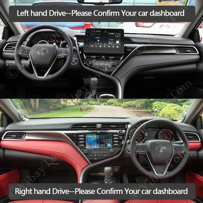 For Toyota Camry 70 XV70 2018 ~ 2023 Anti-Slip Mat Dashboard Dash Cover Pad Suns for Toyota Camry XV70 2018-2023 - Autom