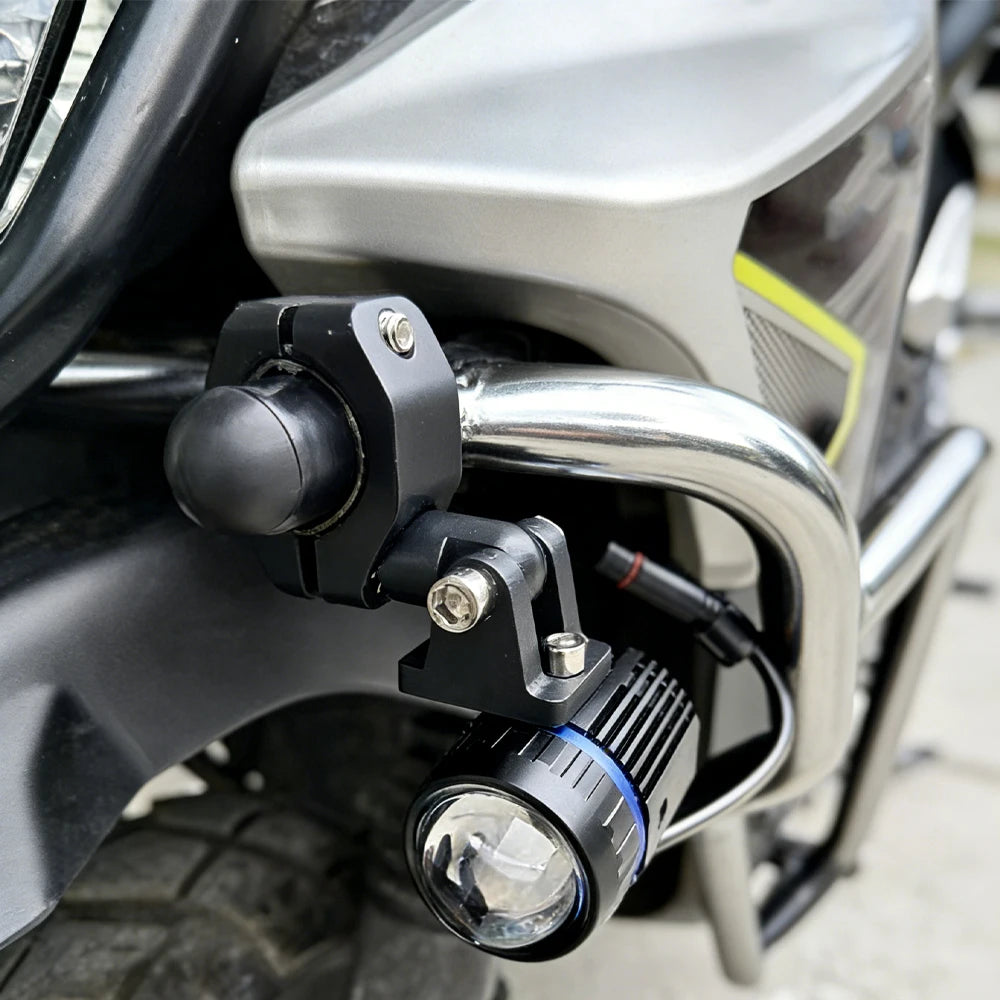 Motorcycle Bull Bar Mounting Bracket Light Mount Clamp Tube for LED Driving Light Spotlights Fit - LED Motorcycle Light