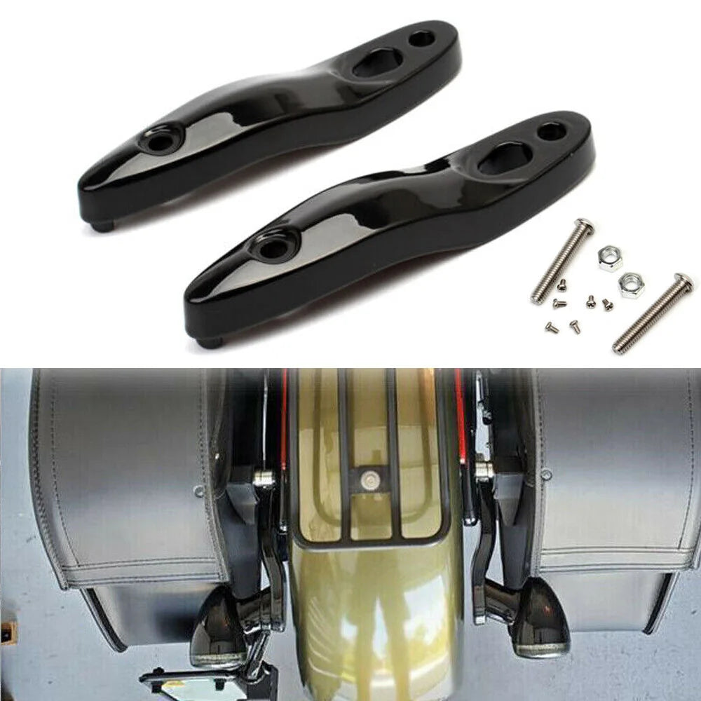 Motorcycle Rear Turn Signal License Plate Relocation Extension Kit For Harley Softail Breakout F - LED Motorcycle Light