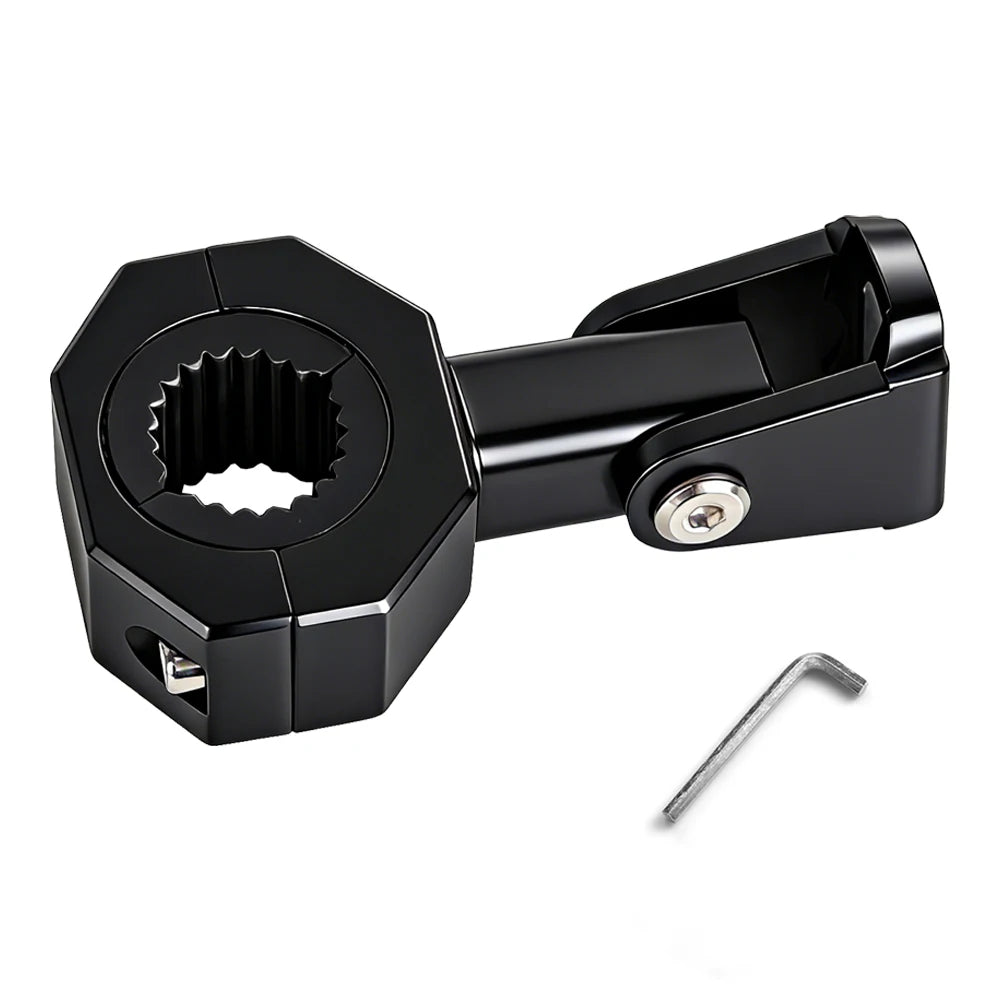 Motorbike Headlight Lamp Holder Support Adjustable Motorcycle Headlight Spotlight Mount Bracket  - LED Motorcycle Light