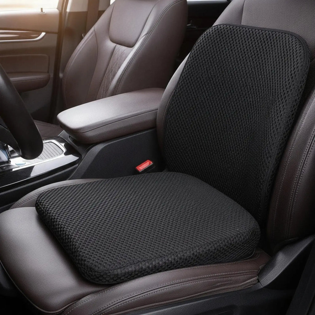 Car Booster Seat Cushion Height-Boosting Cushion Non-Slip for Short Drivers, Daily Commuting, Dr - Automotive LED Light