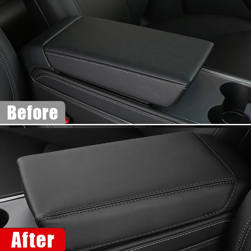 For Tesla Model Y 2021 2022 2023 2024 Model 3 2021-2023 Car Center Console Armre for Tesla Model Y Model 3 2021-2023 - A