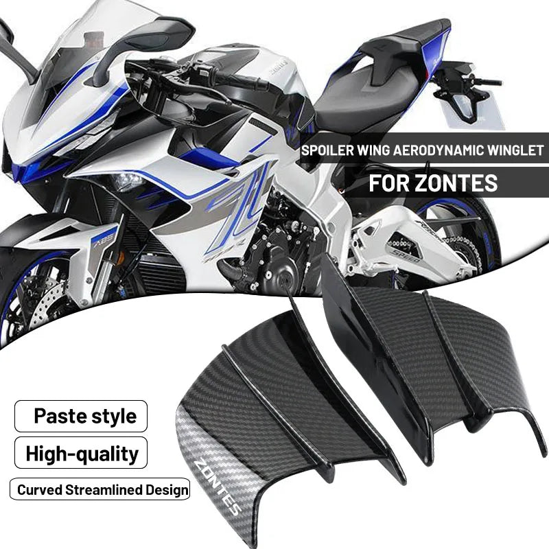 For Zontes 368G 703RR 703F 350E 350D 350X GK350 368 350 D/M/E/K/G/R/T/S/V Motorcycle Winglet Aer - Automotive LED Light