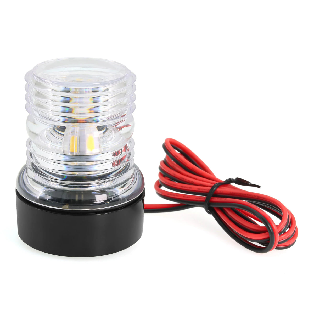 AD 12V Waterproof LED Navigation Light Marine Boat Yacht Anchor Light 360 Degree All Round White - Automotive LED Light