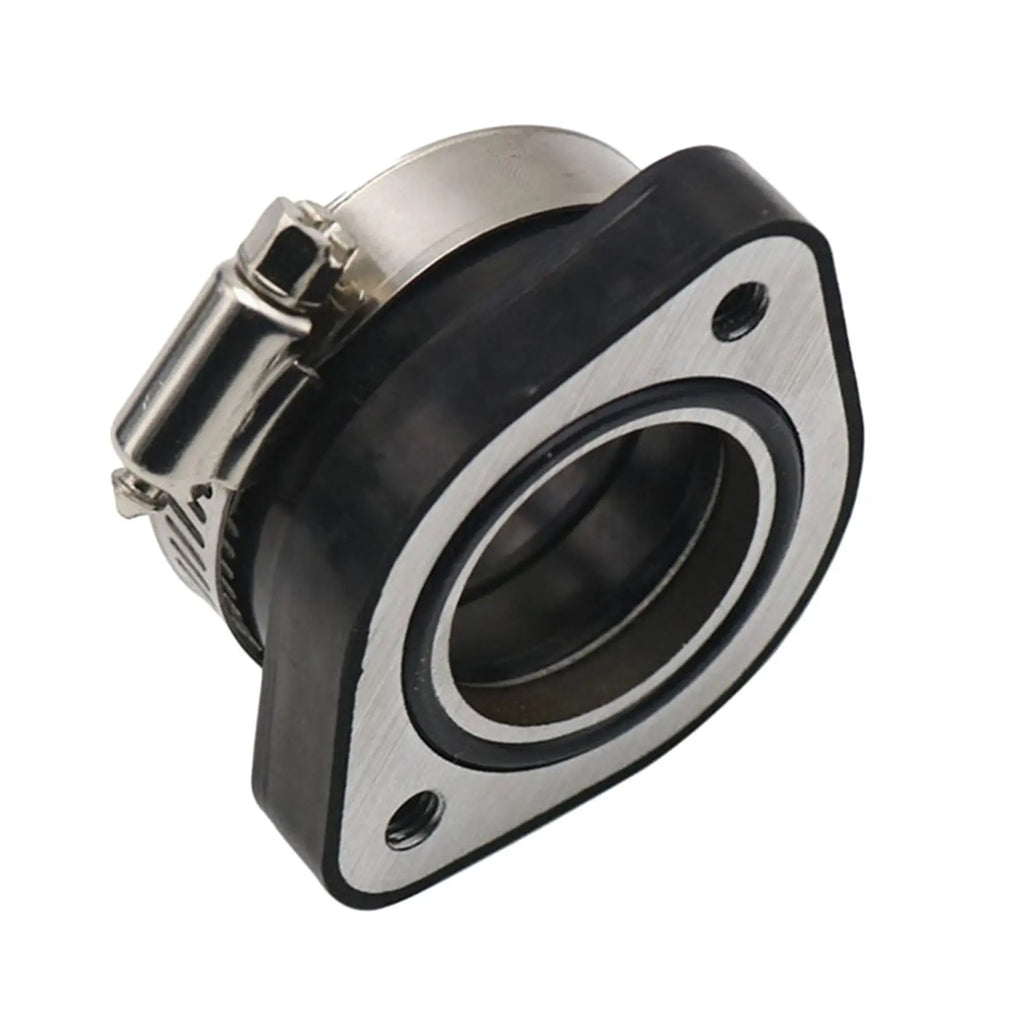 Rubber Motorcycle Carburetor Adapter 48mm Black Carburetor Manifold Inlet Intake Pipe Rubber Mat - Automotive LED Light