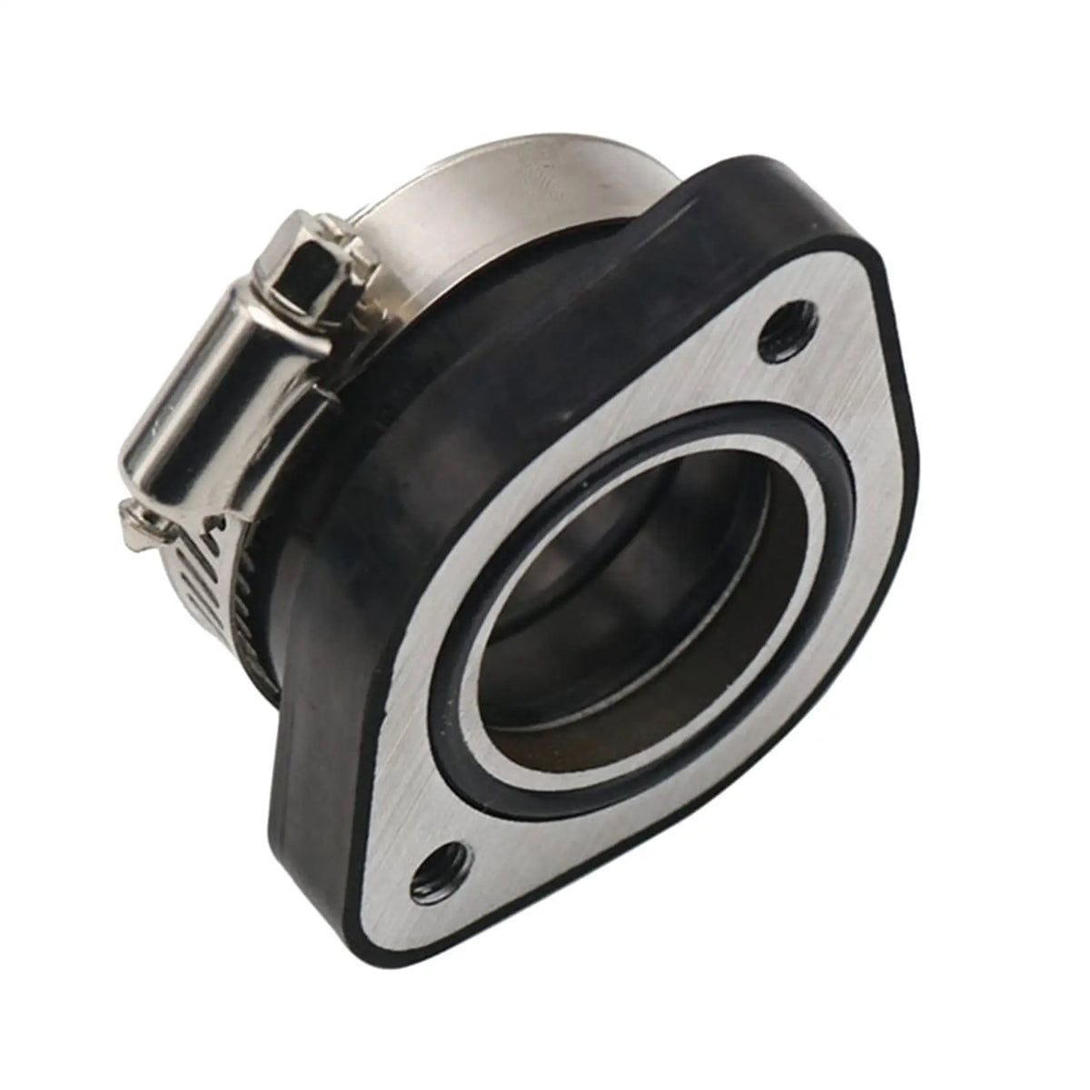 Rubber Motorcycle Carburetor Adapter 48mm Black Carburetor Manifold Inlet Intake Pipe Rubber Mat - Automotive LED Light