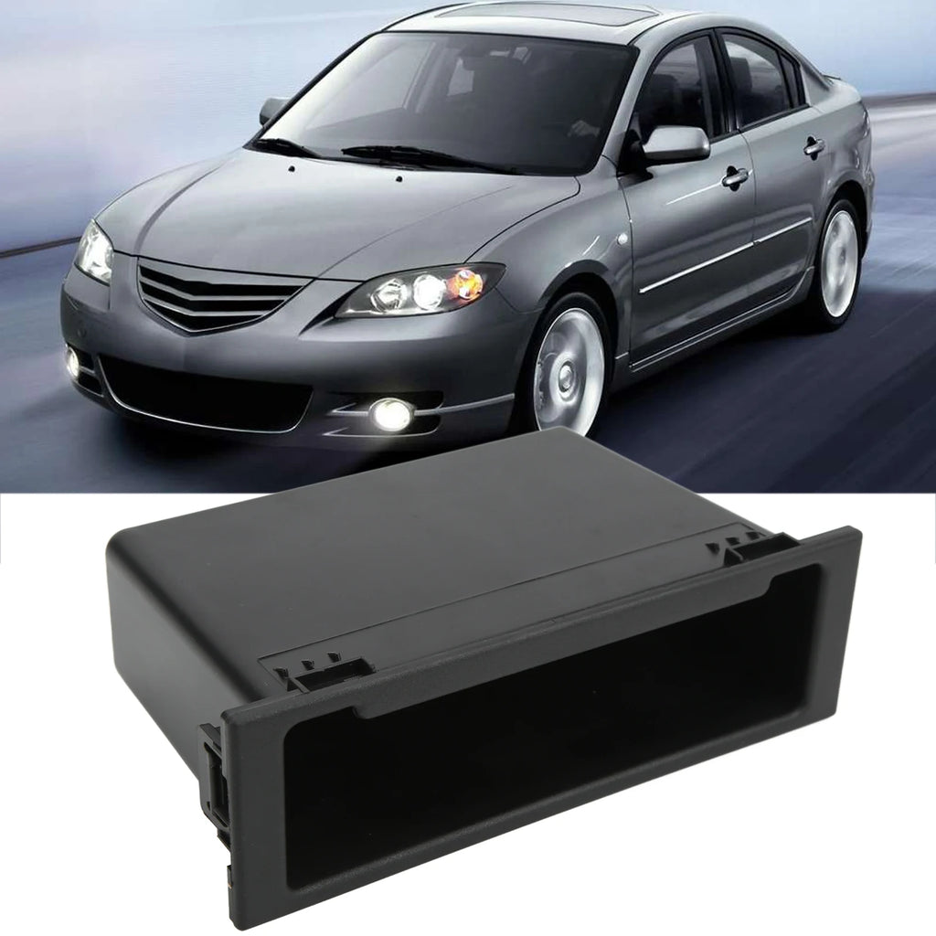 Car Stereo Radio Storage Box Interior Dash Radio Organizer Single Din for Car Replacement for MA - Automotive LED Light