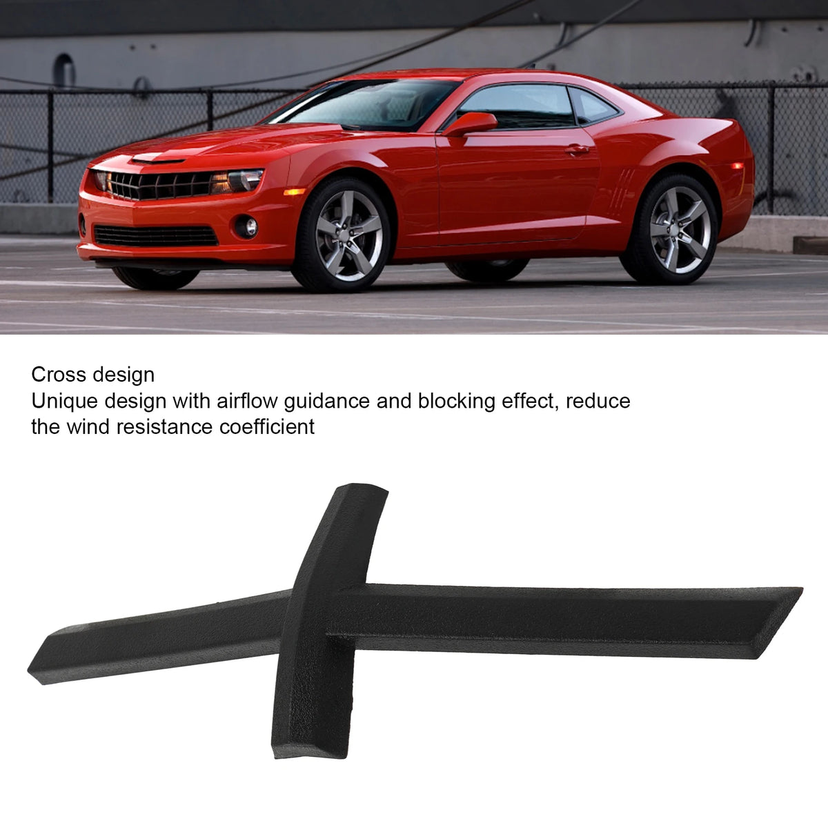 Front Grill Emblem Bow Tie Removes Black Airflow Guiding Personalized Replacement for Chevy Cama - Automotive LED Light