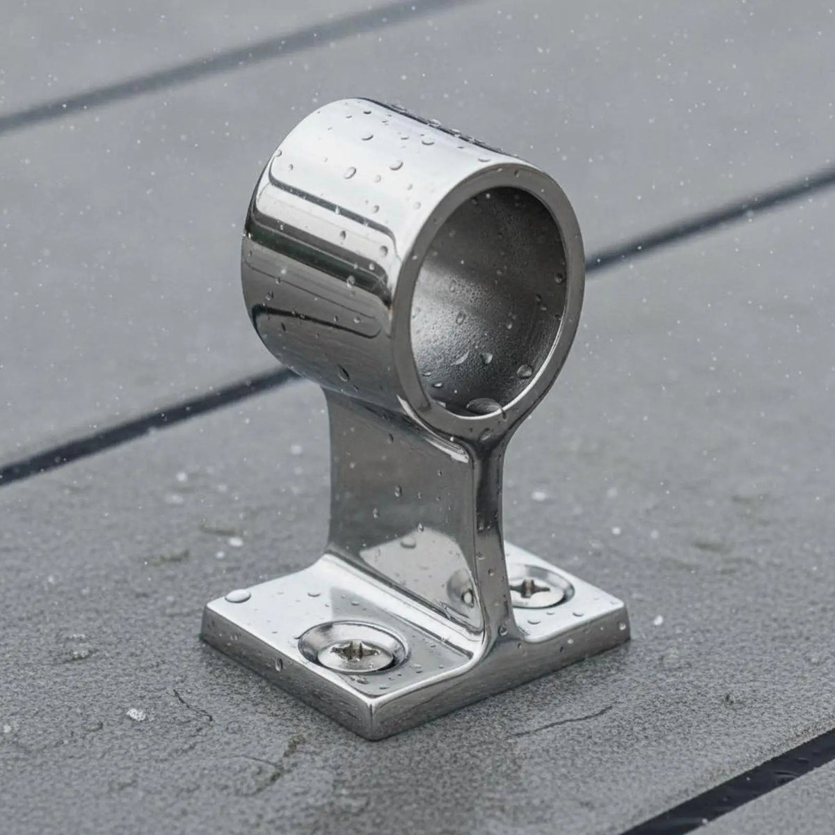 Yacht Railing Center Bracket Boat Hand Rail Center Bracket Mirror Polished Finish Boat Rail Midd - Automotive LED Light