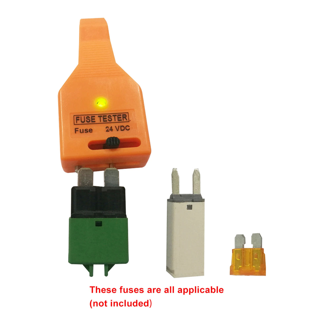 Universal Car Fuse Tester Multifunctional Portable Checking Blade Fuse Checker Puller Tool Auto  - Automotive LED Light