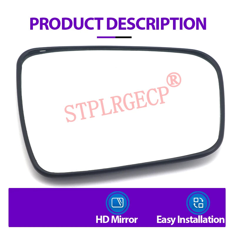 Stplrgecp Passenger Driver Side Left Right Door Side No Heating Wing Mirror Glas for Honda GD3 GD1 2005-2008 - Automotiv