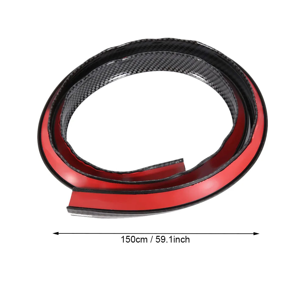 Universal Fender For Car Wheel Arches Wing Expander Arch Eyebrow Car Mudguard Lip Body Kit Prote - Automotive LED Light