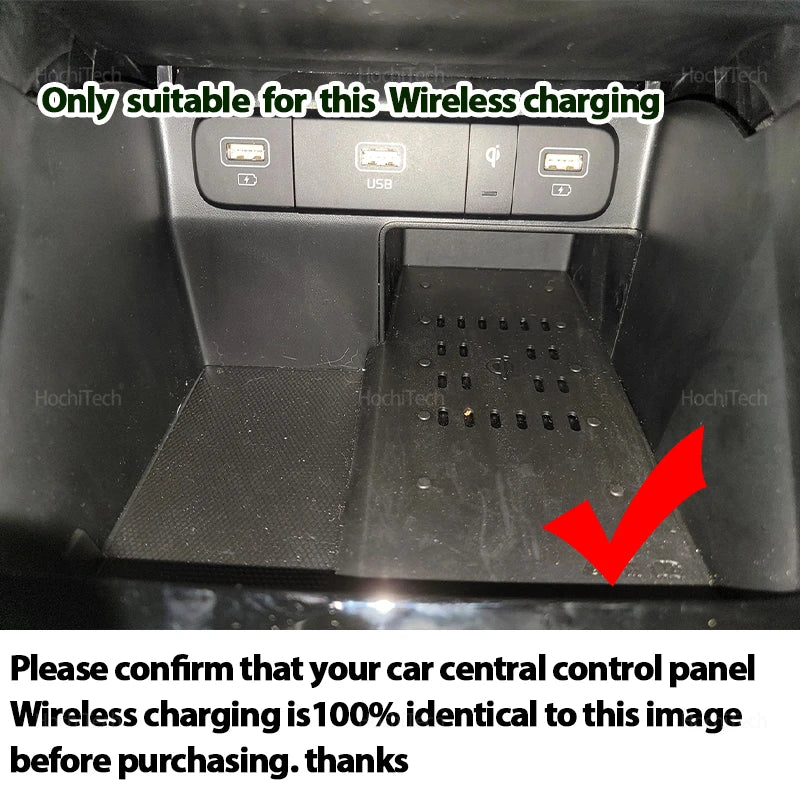 Wireless Charging Silicone Pad For Kia Sorento MQ4 2021-2023 2024 2025 Central C for Kia MQ4 2021-2023 - Automotive LED