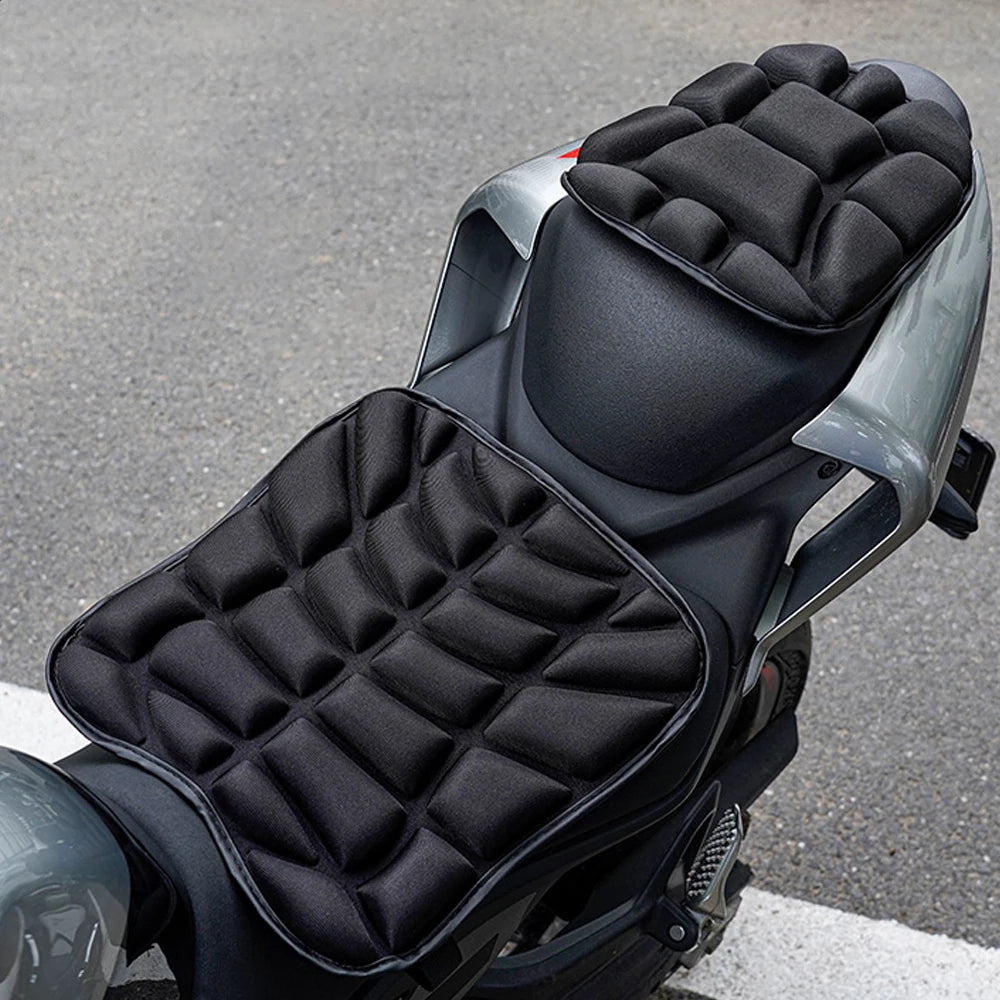 Set Motorcycle Fit for Seat Pad 3D Comfort Gel Cushion Fit for Seat Breathable Motor Universal S - Automotive LED Light