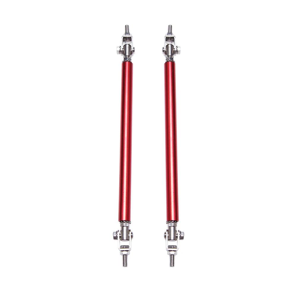2psc Universal Racing Adjustable Front Rear Bumper Lip Splitter Support Bar / pull rod Kit Racin - Automotive LED Light