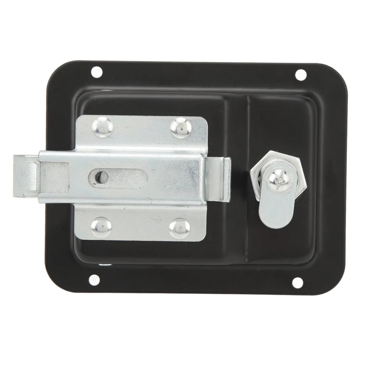Tool Box Handle Latch with 2 Keys Flush Mount Steel Construction Heavy Duty for RVs Trucks Trail - Automotive LED Light