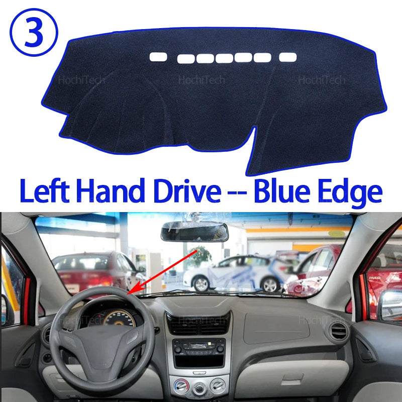 For Chevrolet Sail 2010 2011 2012 2013 2014 2015 Dashboard Mat Dashmat Cover Pad Sunshade Carpet - Automotive LED Light