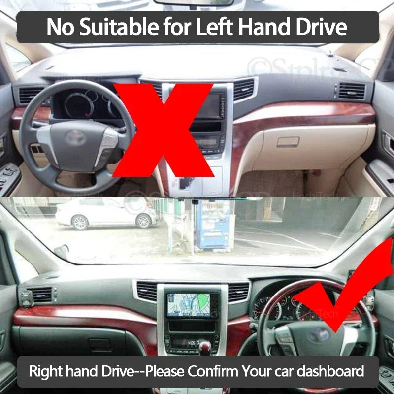 Anti-Slip Dashboard Cover Protective Pad Car Accessories Sunshade Carpet for Toy for Toyota AH20 2008-2014 - Automotive