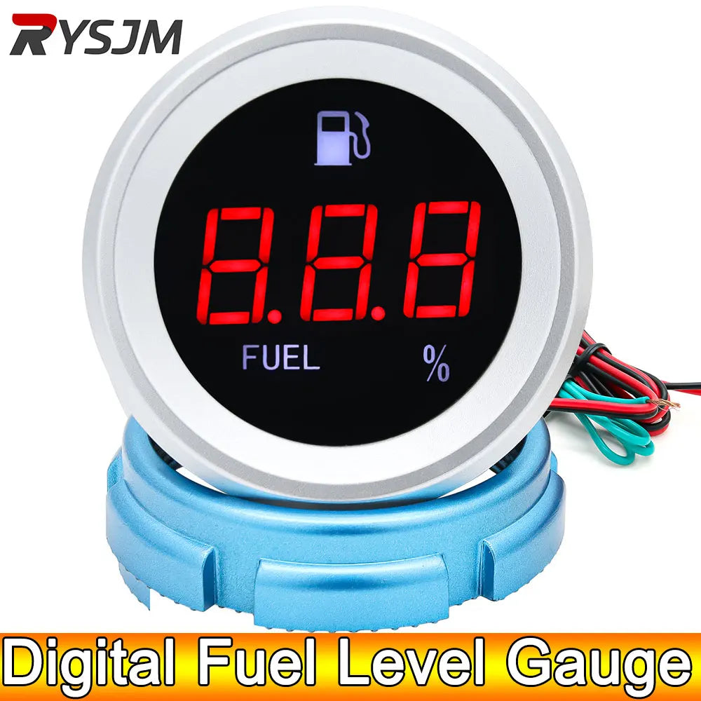 AD Fuel Level Gauge 0~190 Ohm Tank Fuel Level METER Indicator for Universal Boat Car Truck RV In - Automotive LED Light
