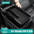 For Honda CRV 2023 2024 2025 2026 CR-V 6th Gen Hybrid Car Central Armrest Storage Box Organizer  - Automotive LED Light