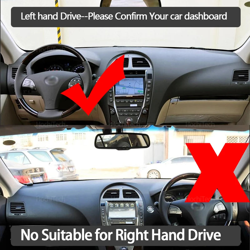For Lexus ES ES350 2007-2012 XV40 ES240 350 High Quality Dashboard Mat Dashmat C for Lexus XV40 2007-2012 - Automotive L