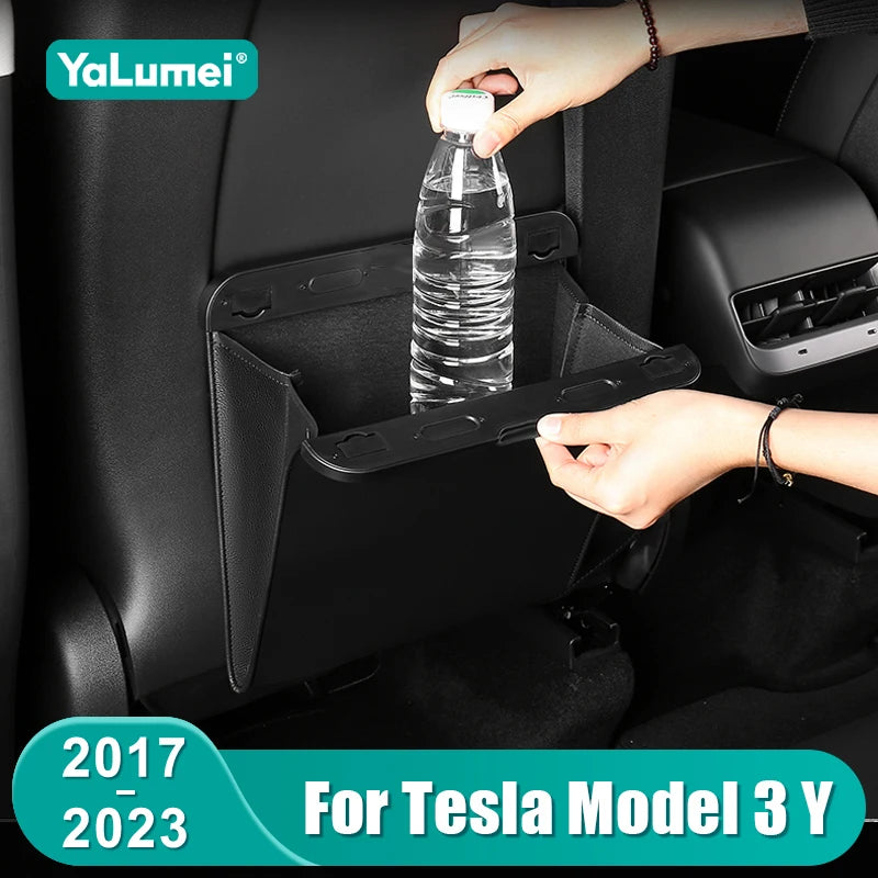 For Tesla Model Y 2021 2022 2023 2024 Model 3 2017 - 2023 Car Garbage Bag Waterp for Tesla Model Y Model 3 2017-2023 - A