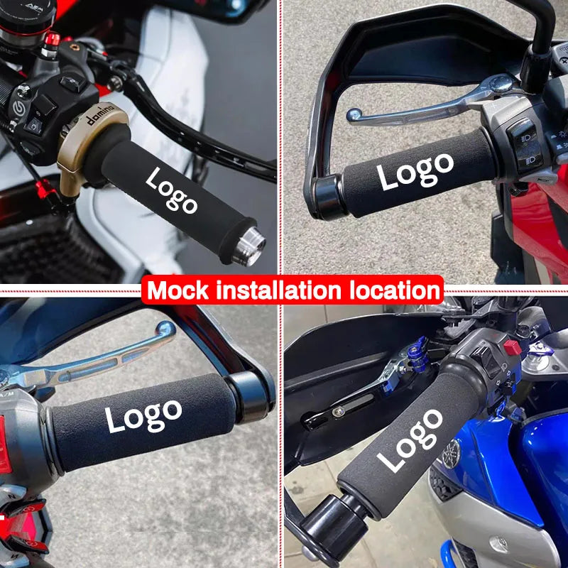 Motorcycle Grips Sponge Handlebar Covers For Suzuki V-Strom DL1050 DL1000 DL800 DL650 DL250 VStr - Automotive LED Light