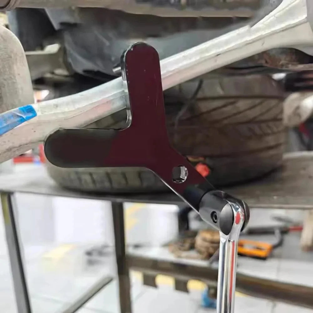 1Set Car Lower Control Arm Prying Tool Pry Bar Wrench for 1/2 Ratchet Open-end Wrench Half Shaft - Automotive LED Light