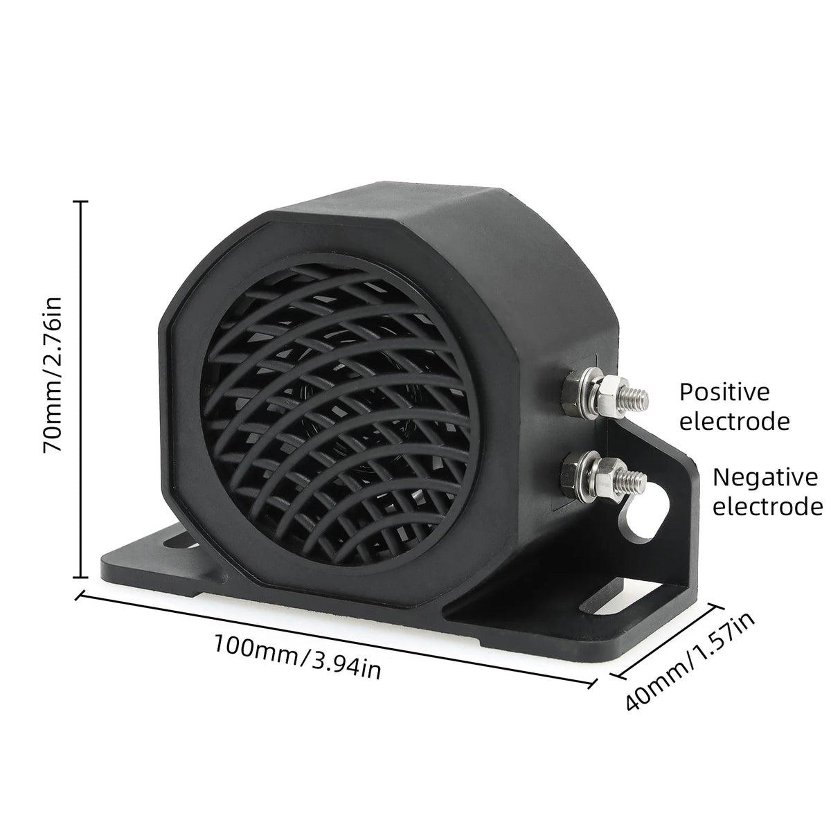 105dB Decibel Backup Reversing Horn Waterproof Siren Beeper Buzzer Sound Alarm for Car Truck For - Automotive LED Light