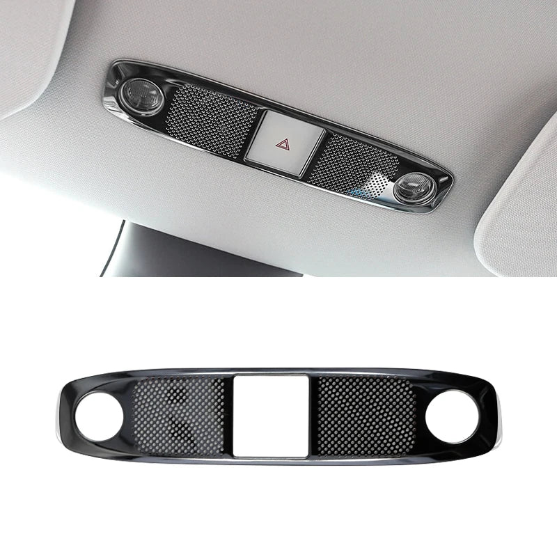 For Tesla Model Y 2021 2022 2023 2024 Car Front Interior Dome Reading Lamp Cover Horn Speaker Tr - Automotive LED Light