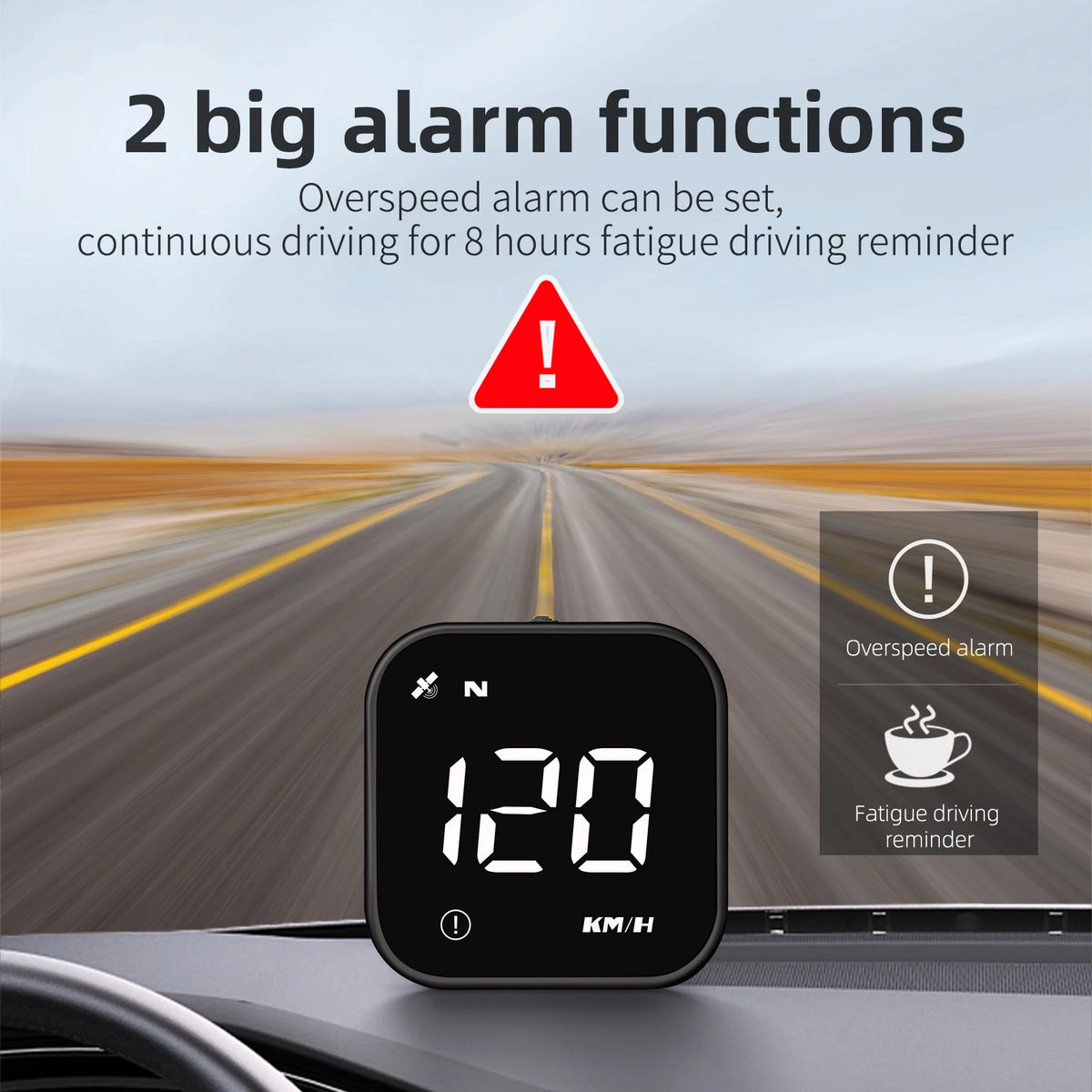 Universal Car Mini HUD G4S GPS Head Up Display Auto Digital KMH/MPH Speedometer  for Mini G4S - Automotive LED Light