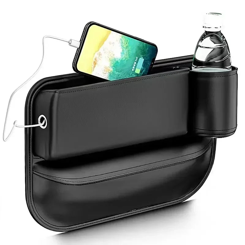 Multifunction Car Seat Gap Organizer Storage Box Pocket Universal Wallet Keys Card Cup Phone Hol - Automotive LED Light