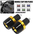 Motorcycle Handlebar Grips Handle Bar Cap End Plugs For Honda XL1000V Varadero XL1000 XL125 V XL - Automotive LED Light
