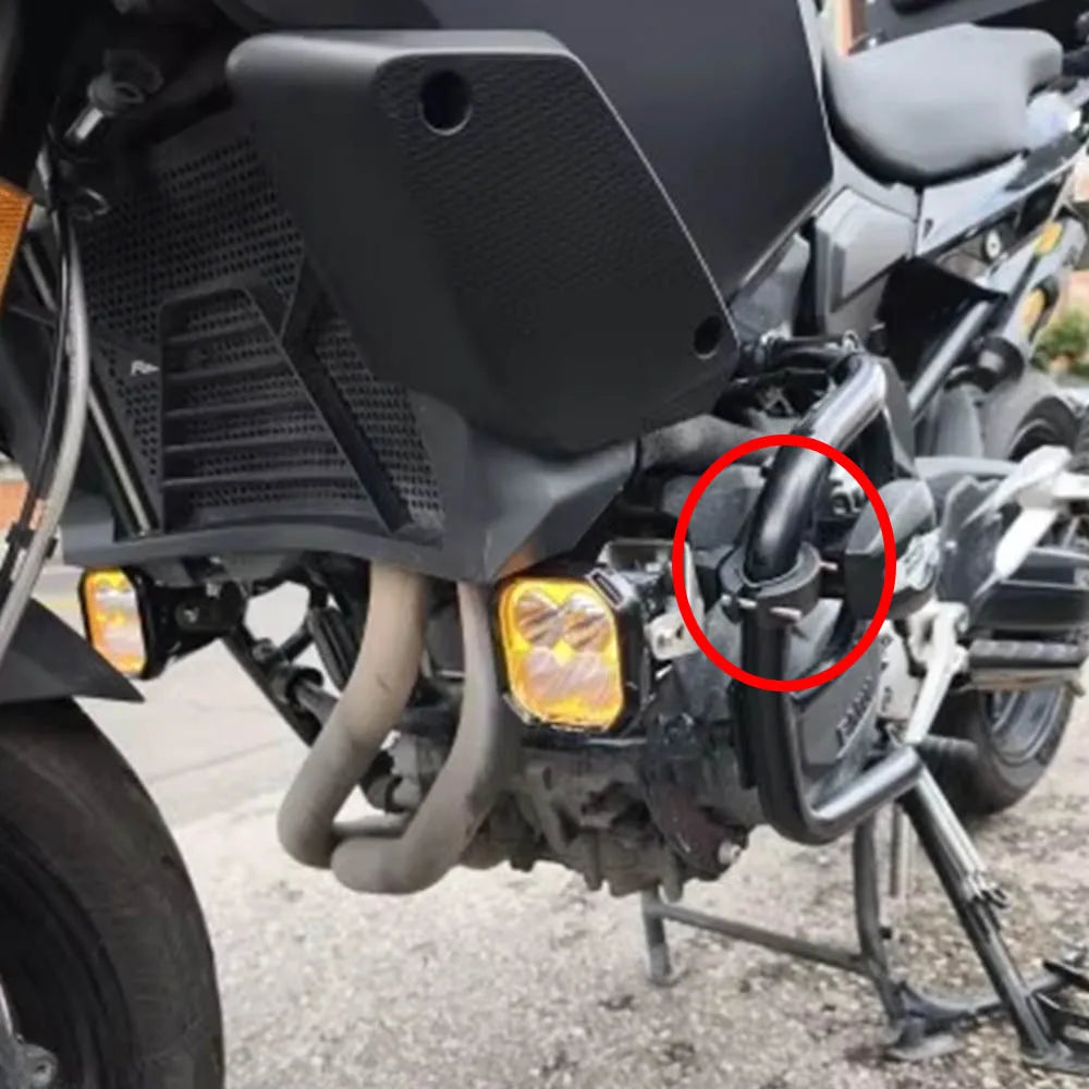 Motorcycle Spotlight Mount Bracket Fog Driving Lights Brackets Support Stand Fixation Headlamp H - LED Motorcycle Light