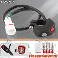Motorcycle Universal Electric Flameout Starter Stop ON/OFF Kill Switch For KTM EXC-F SXF XC TE F - Automotive LED Light