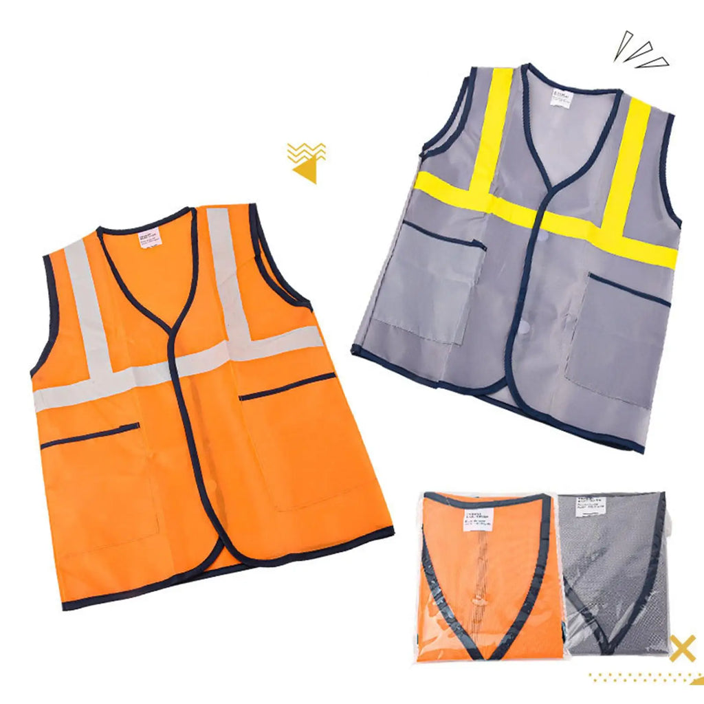 Kids reflective safety vest school children training breathable vest high visibility reflective  - Automotive LED Light