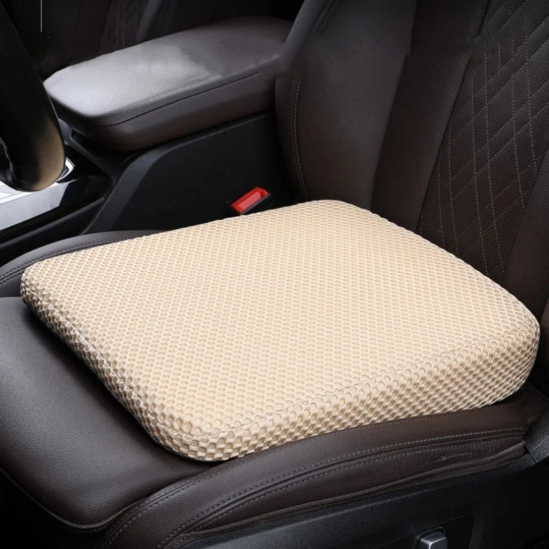 Car Seat Height Pad Thickened Memory Foam Car Seat Cushion for Sedentary Car Drivers Anti-Slip B - Automotive LED Light