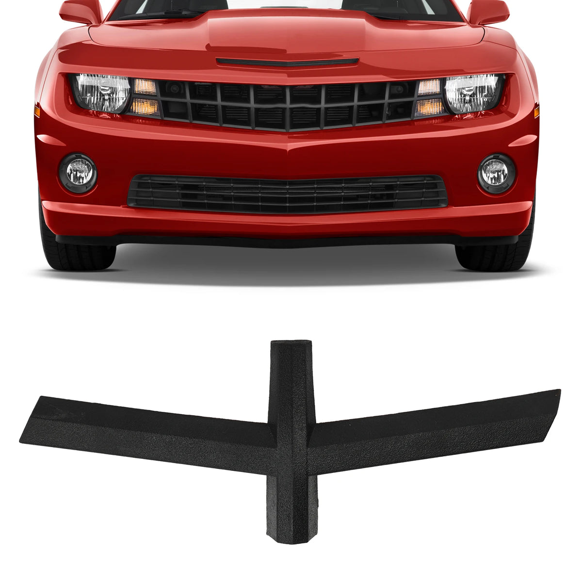 Front Grill Emblem Bow Tie Removes Black Airflow Guiding Personalized Replacement for Chevy Cama - Automotive LED Light